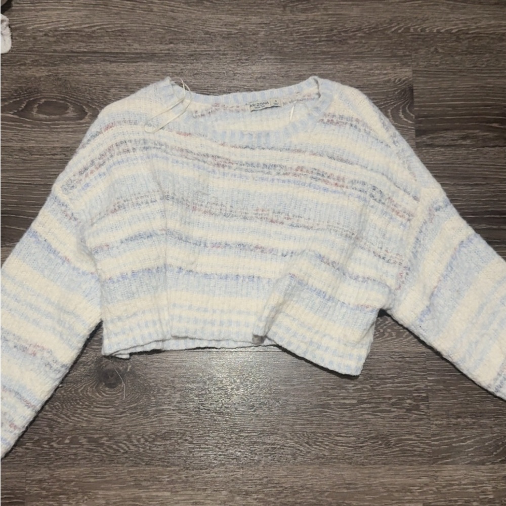 Striped Cropped Sweater